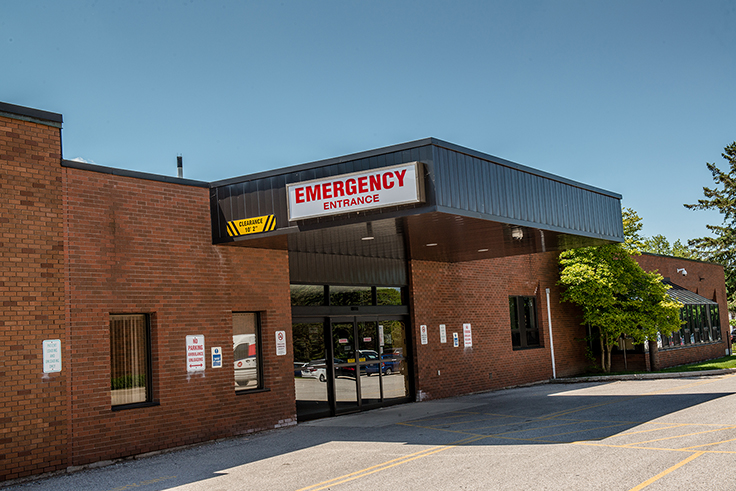 Emergency Department Entrance outside